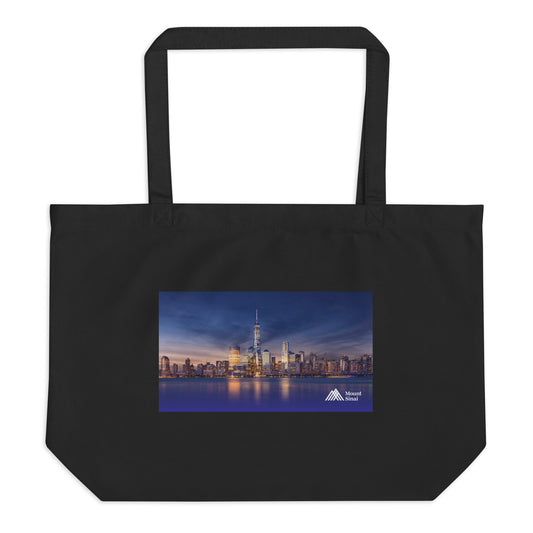 Oversized Organic Cotton Tote - Downtown Manhattan