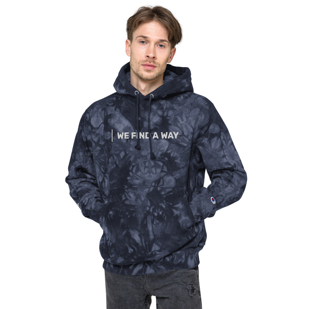 We Find a Way - Unisex Champion® Tie-Dye Hoodie
