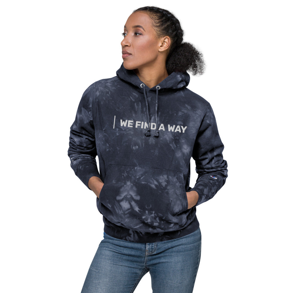 We Find a Way - Unisex Champion® Tie-Dye Hoodie