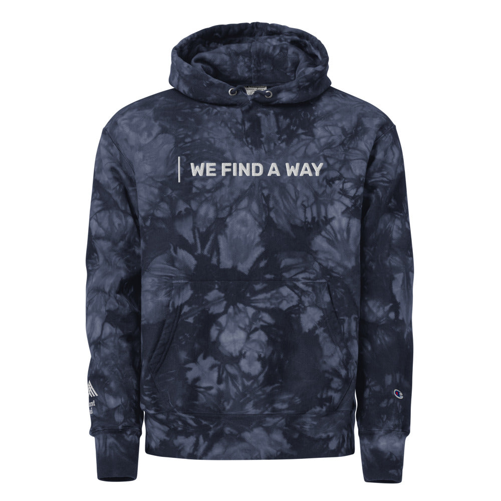 We Find a Way - Unisex Champion® Tie-Dye Hoodie