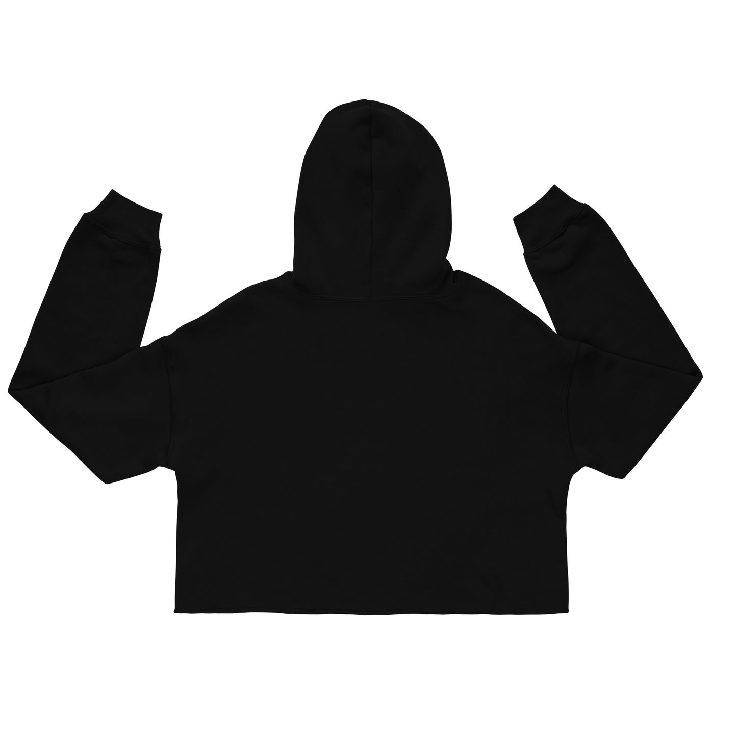 Crop Hoodie with Embroidery