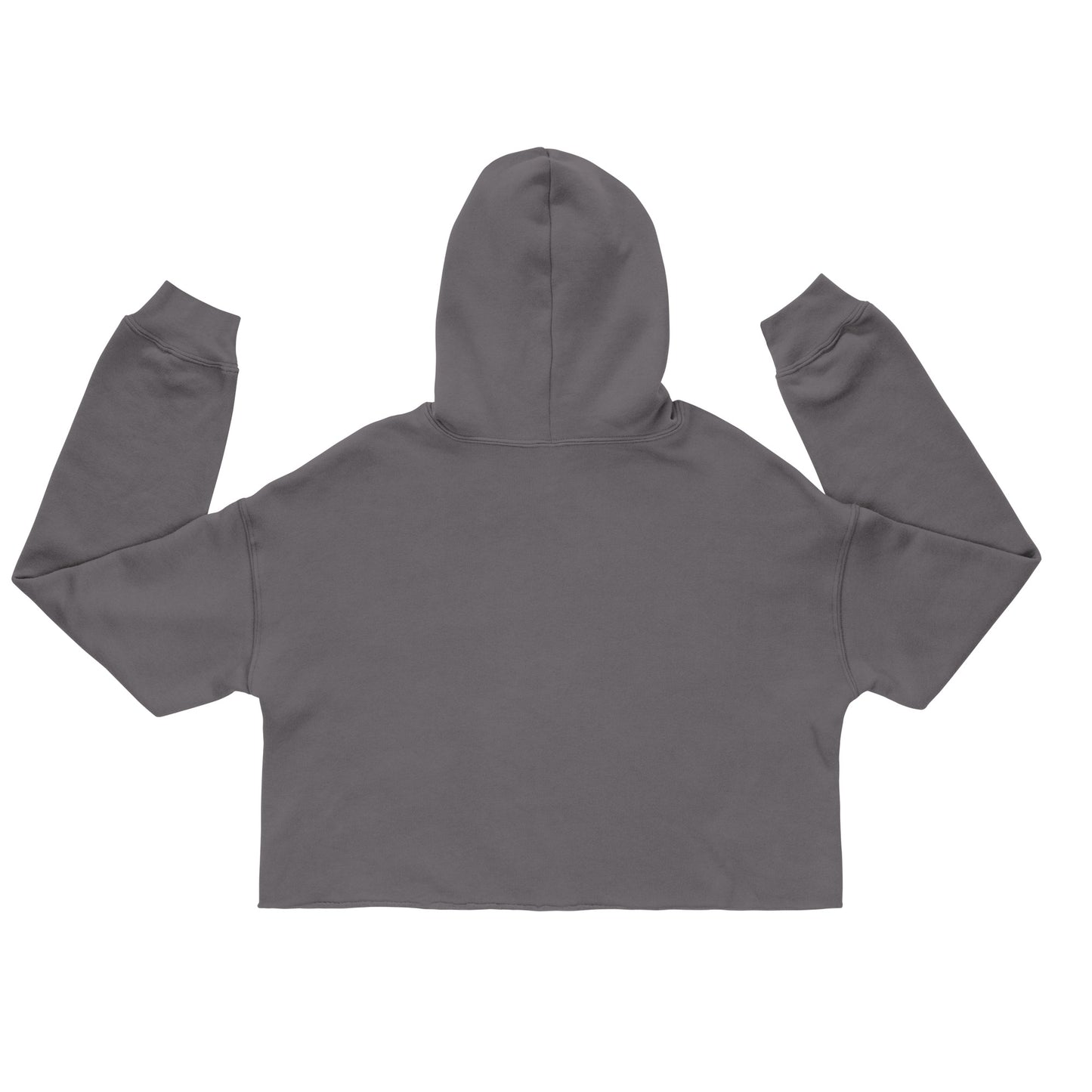 Crop Hoodie with Embroidery